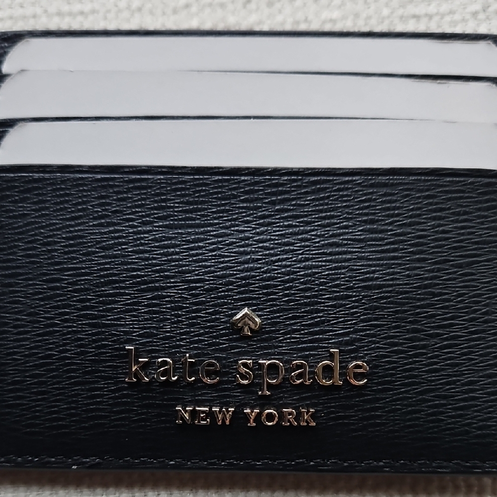 Kate Spade Black and Minnie Cardholder - Picture 3 of 13